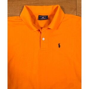 Polo Sport Ralph Lauren Orange Short Sleeve Polo Shirt Mens Size S